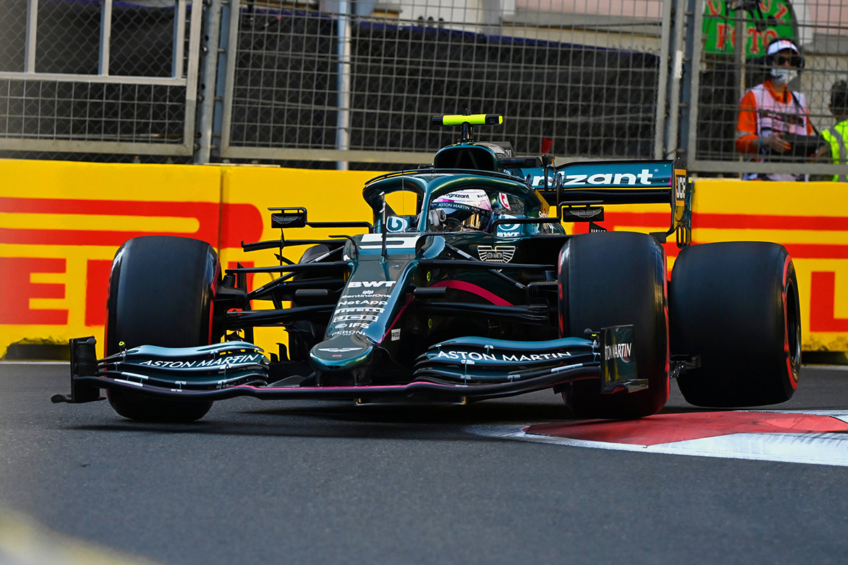 Formel 1 Sebastian Vettel Aserbaidschan GP 2021 Race 3 2