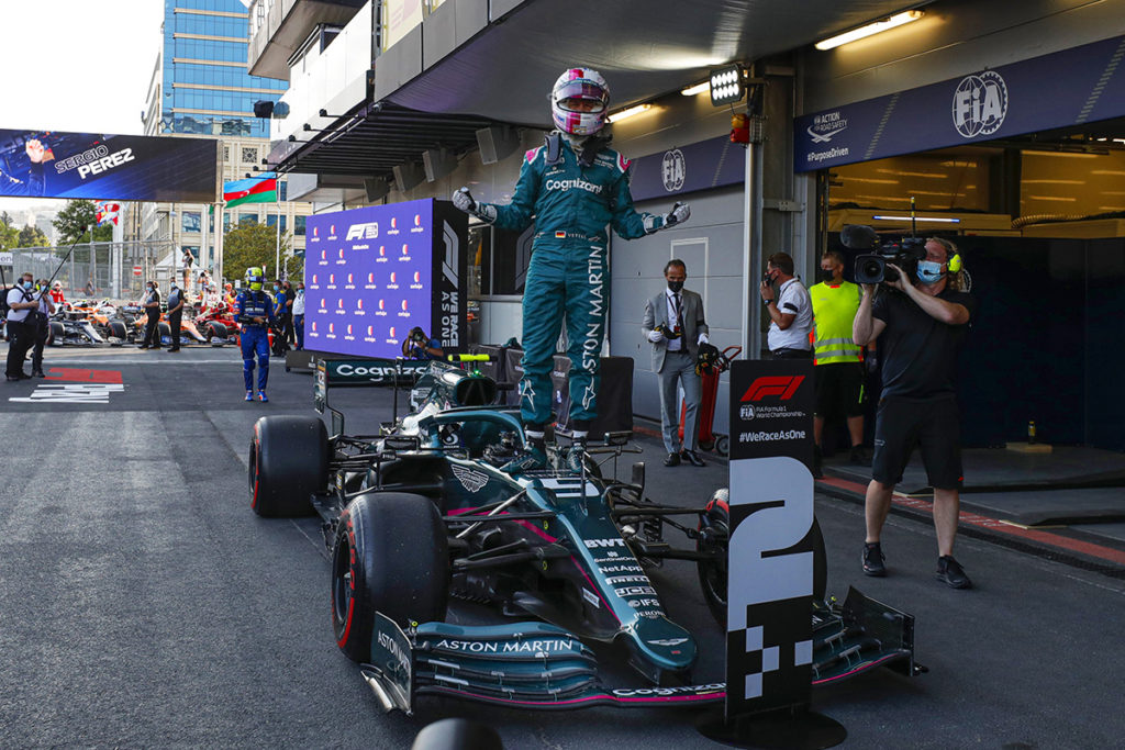 Sebastian Vettel Formel 1 Aston Martin Baku 2021