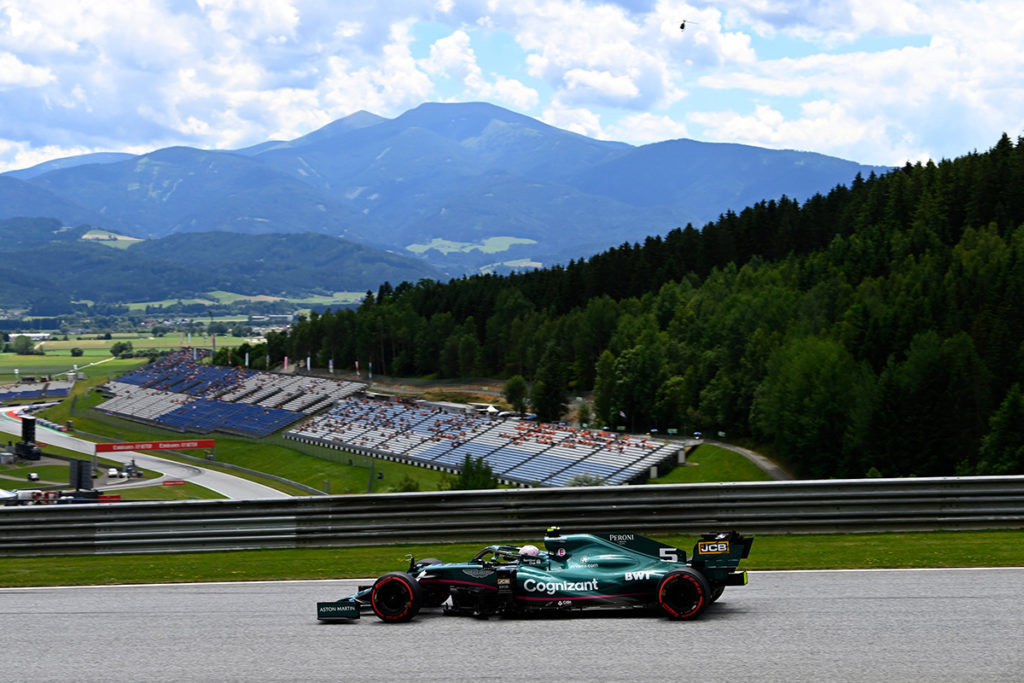 Formel 1 Sebastian Vettel Aston Martin Steiermark GP 2021 Spielberg Quali 01