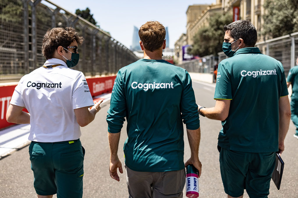 Formel 1 Sebastian Vettel Aston Martin Aserbaidschan GP 2021