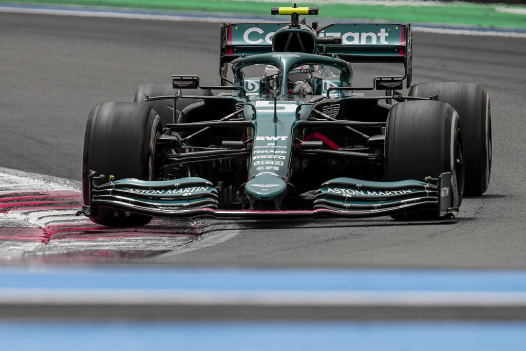 Formel 1 Sebastian Vettel Aston Martin Frankreich GP 2021 Quali