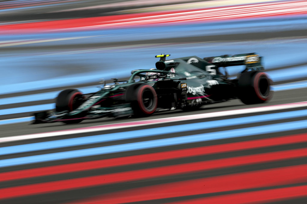 Formel 1 Sebastian Vettel Aston Martin Frankreich GP 2021 Quali