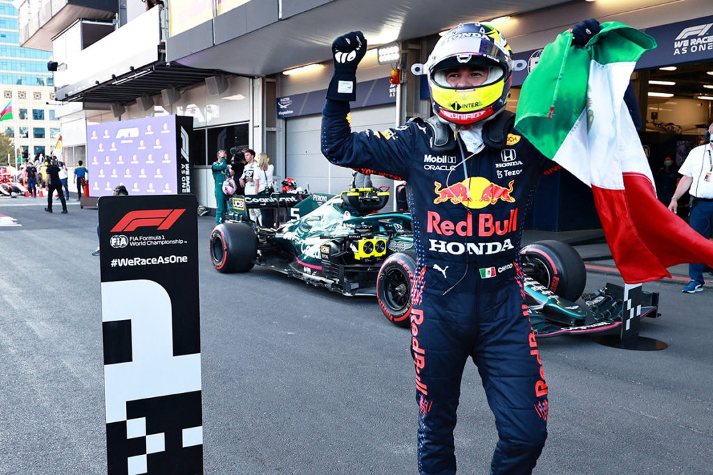 Formel 1 Sergio Perez Aserbaidschan GP 2021 Rennen 01