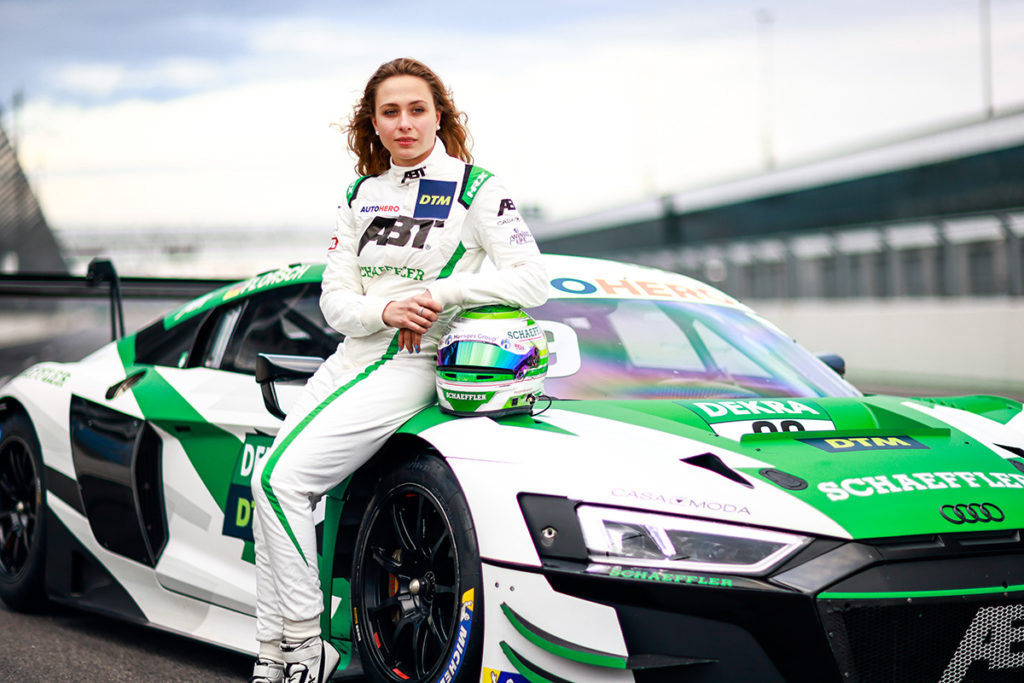 DTM Sophia Flörsch Test Lausitzring 2021
