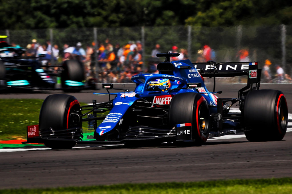 Formel 1 Fernando Alonso Alpine Silverstone Sprint 2021