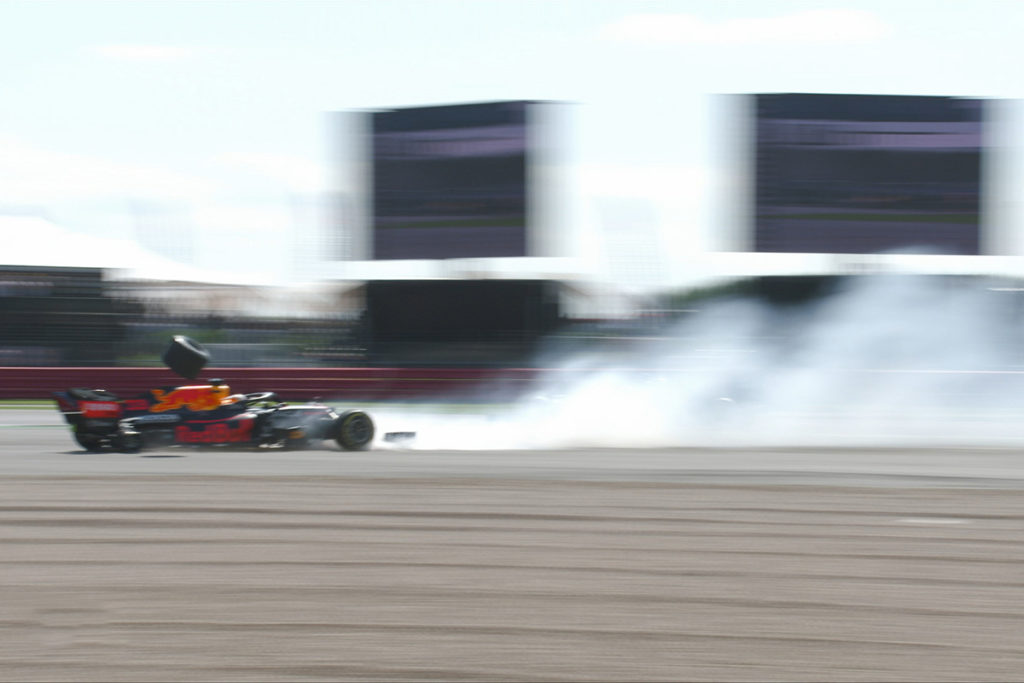 Formel 1 Max Verstappen Lewis Hamilton Silverstone Crash