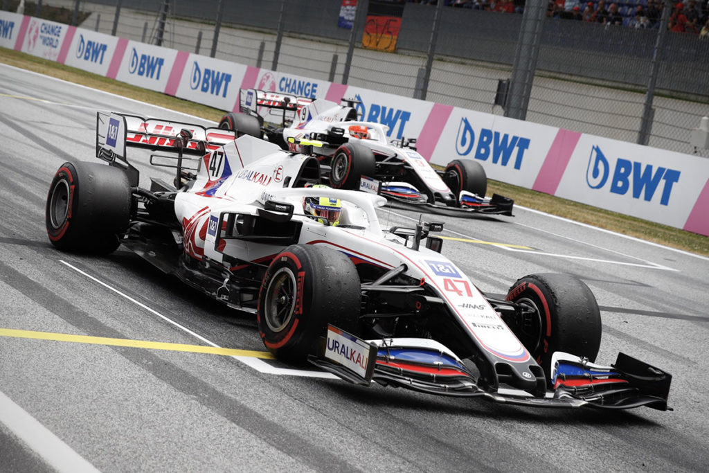 Formel 1 Mick Schumacher Haas Österreich GP 2021 Rennen 2