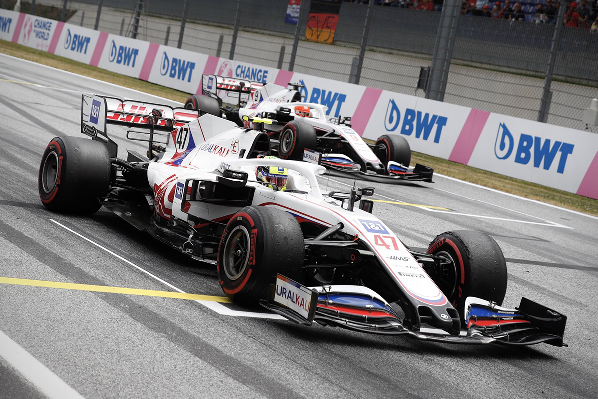 Formel 1 Mick Schumacher Haas Österreich GP 2021 Rennen 2