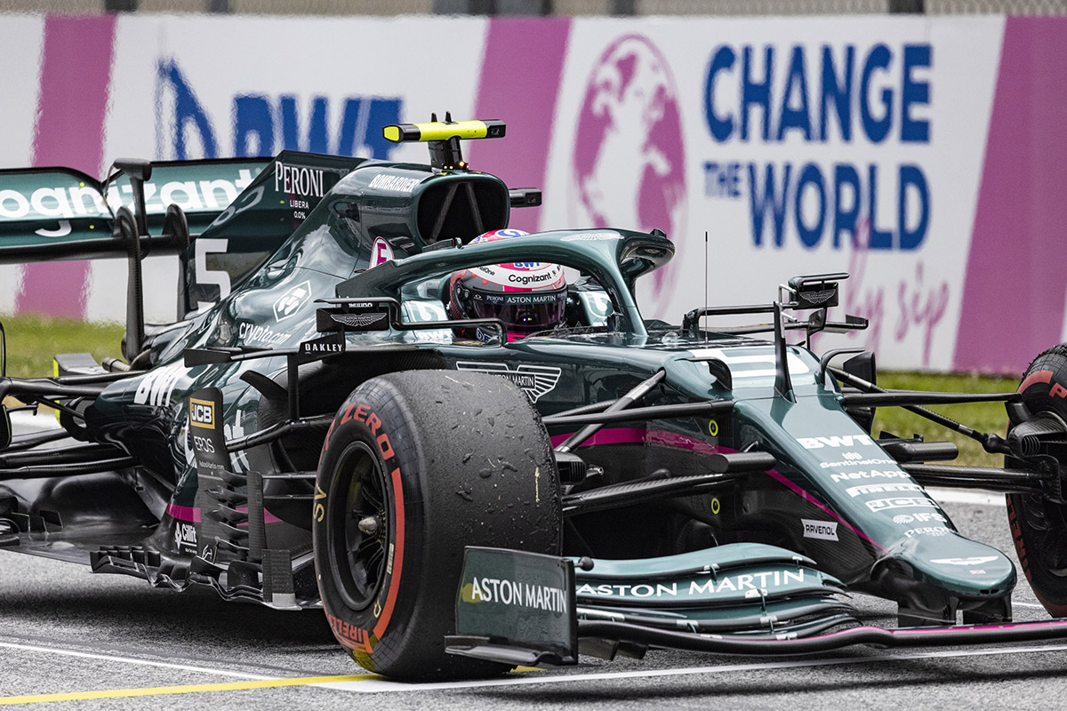 Formel 1 Sebastian Vettel Aston Martin Österreich GP 2021