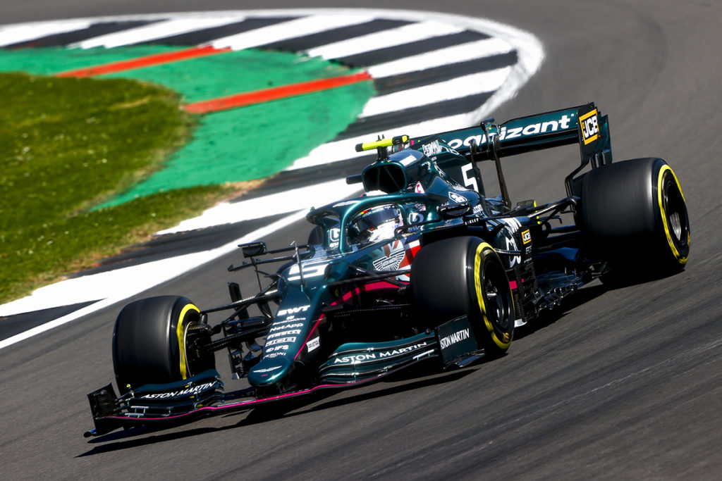 Formel 1 Sebastian Vettel Aston Martin Silverstone Sprint 2021