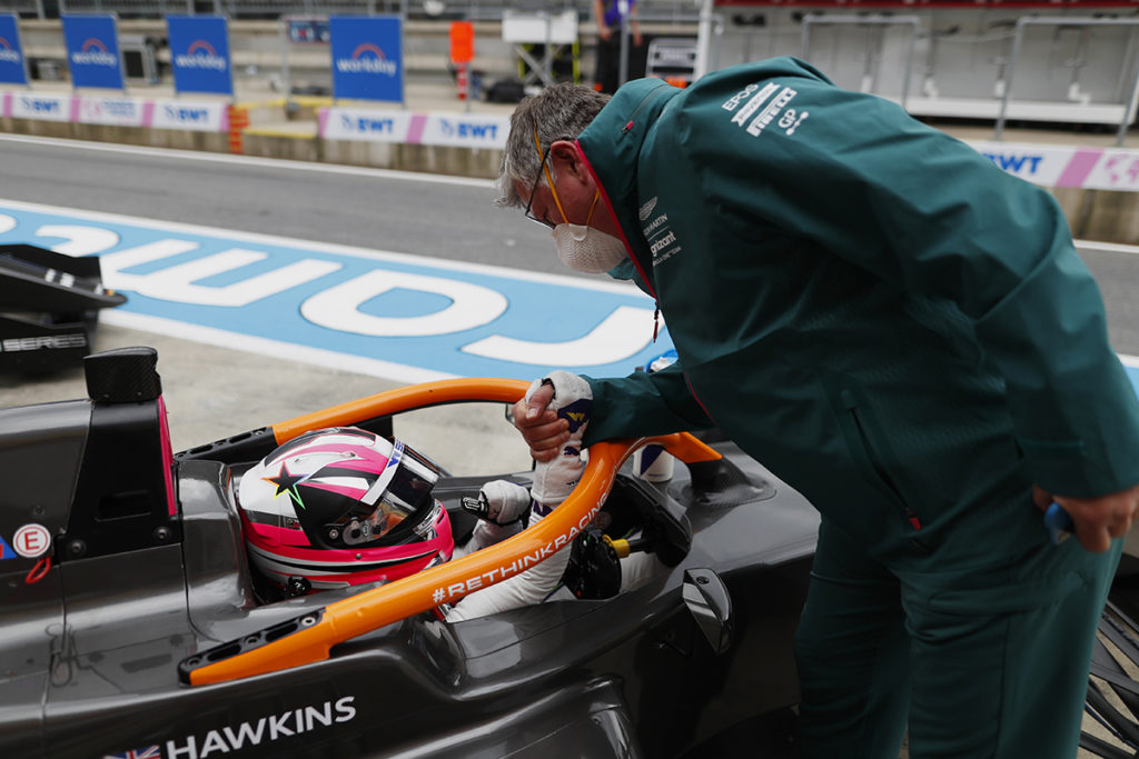 Jessica Hawkins W Series Aston Martin 2021