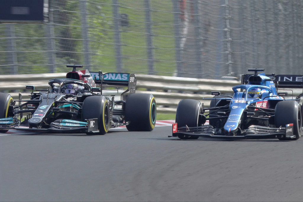 Formel 1 Alonso Hamilton Ungarn GP 2021