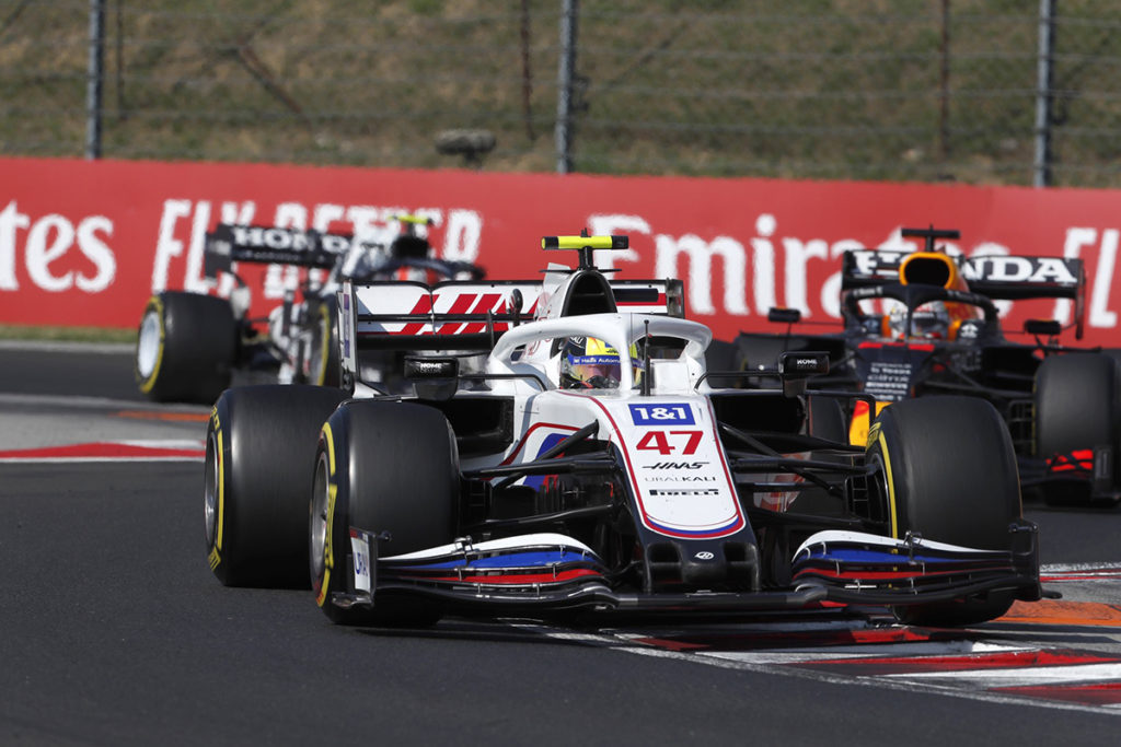 Formel 1 Mick Schumacher Haas Ungarn GP 2021 Rennen