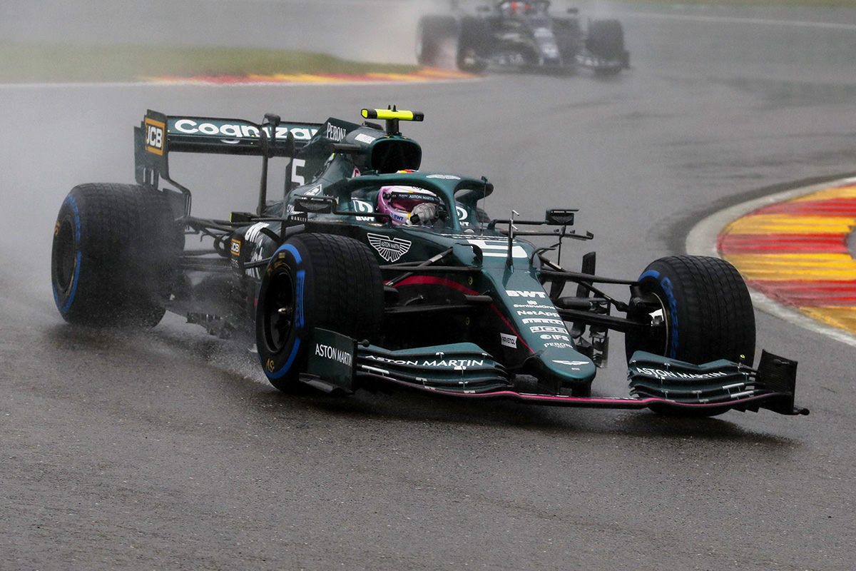 Formel 1 Sebastian Vettel Aston Martin Spa 2021