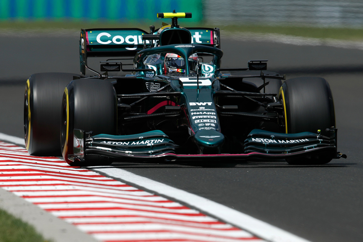 Formel 1 Sebastian Vettel Ungarn GP 2021 Race