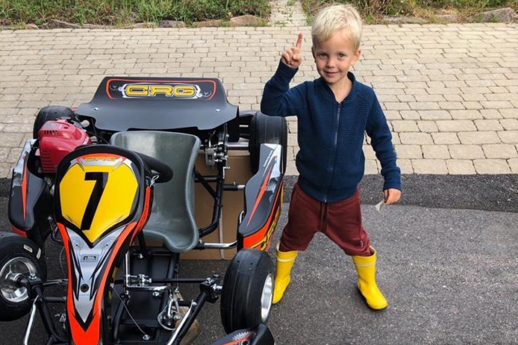 Kimis Sohn Robin Räikkönen. Credit: Kimi/instagram