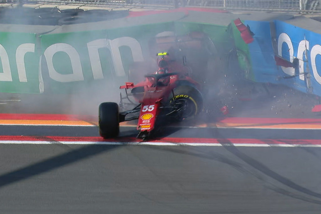 Formel 1 Carlos Sainz Ferrari Zandvoort Crash