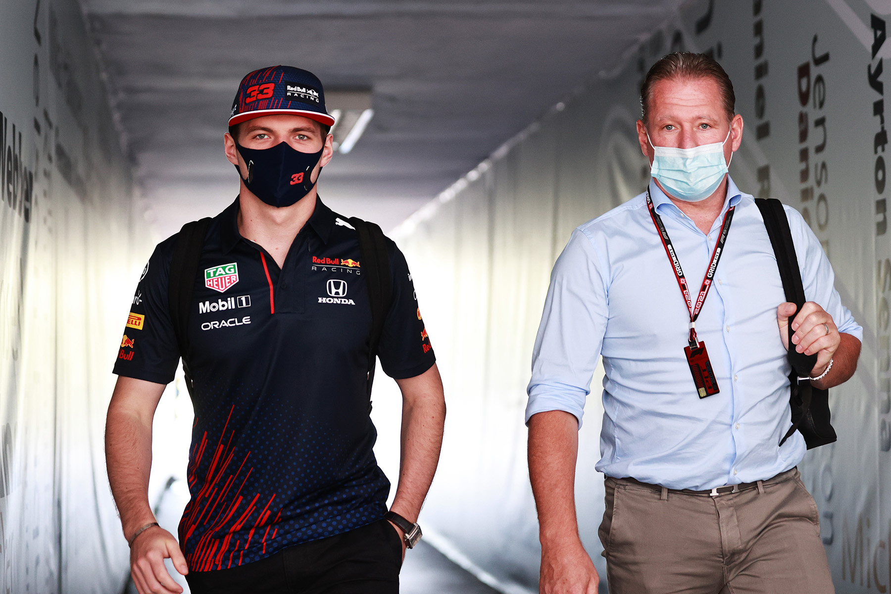 Formel 1 Jos und Max Verstappen Red Bull 2021
