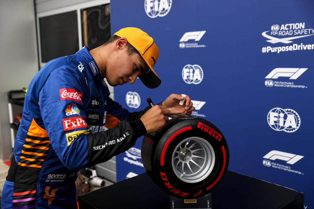 Formel 1 Lando Norris McLaren Sotschi Russland Quali 2021