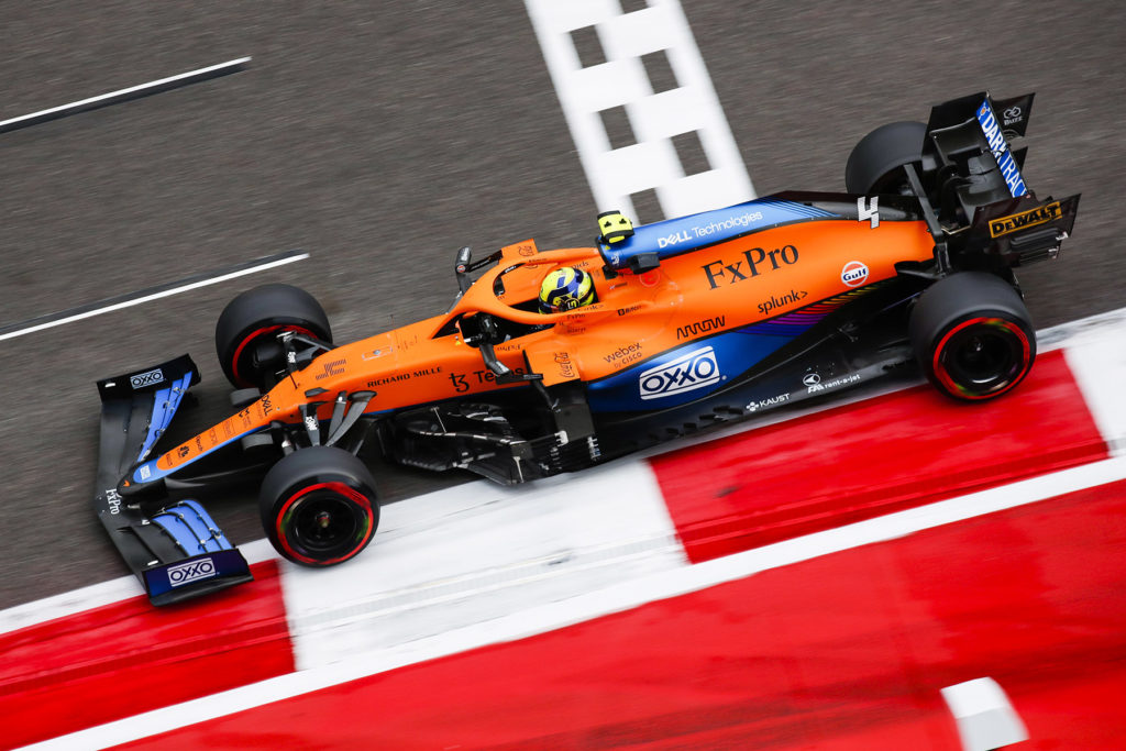 Formel 1 Lando Norris McLaren Sotschi Russland Quali 2021