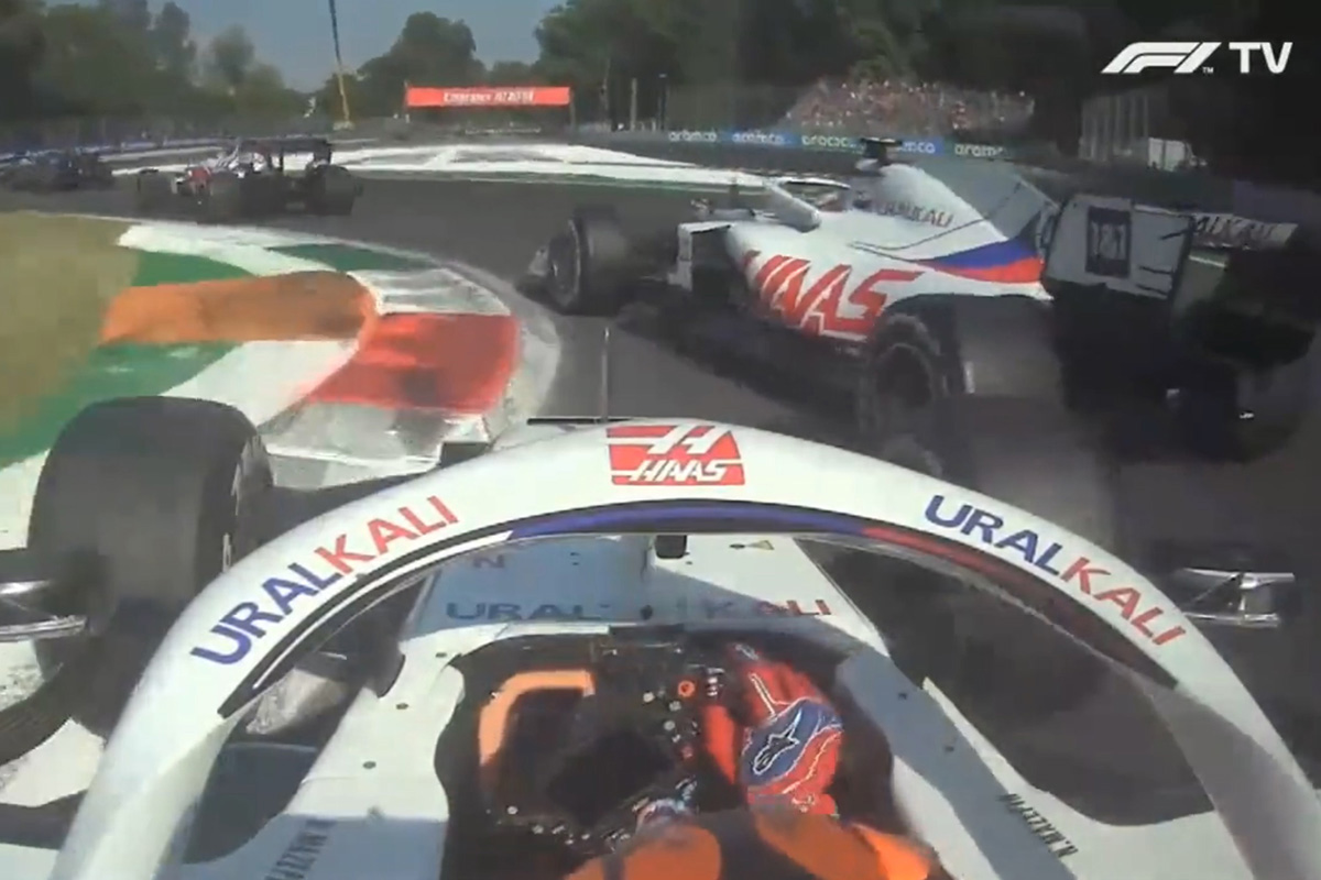 Formel 1 Nikita Mazepin Mick Schumacher Monza Italien GP 2021