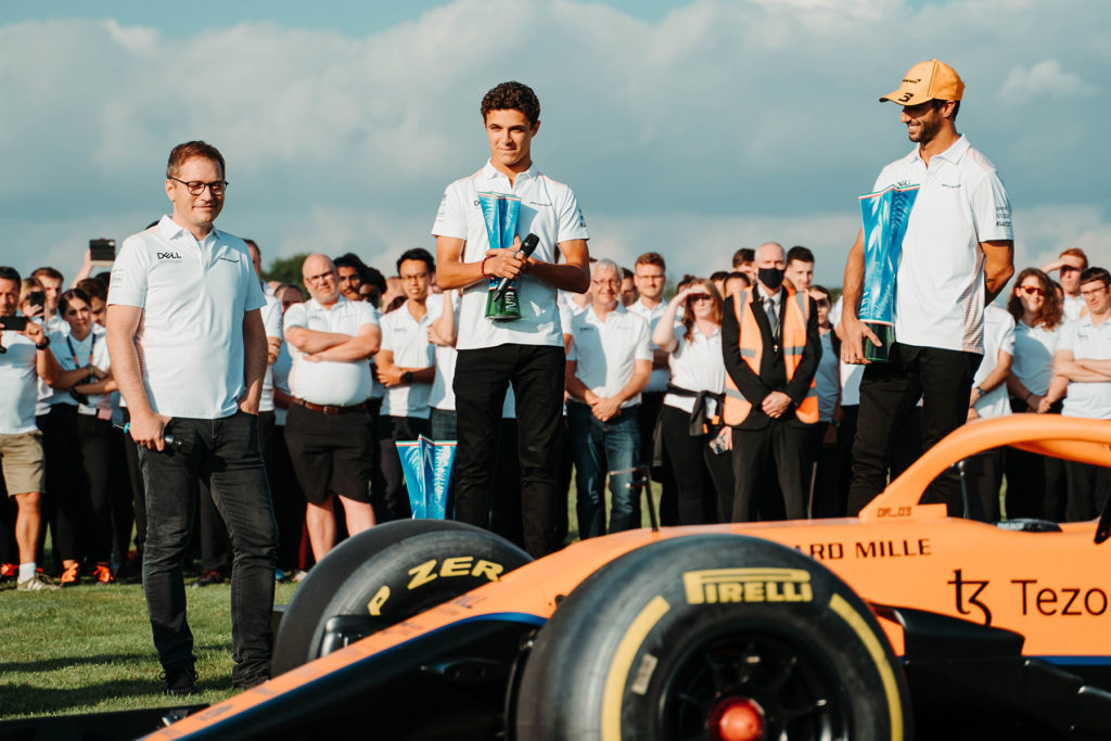 Formel 1 McLaren Seidl Norris Ricciardo