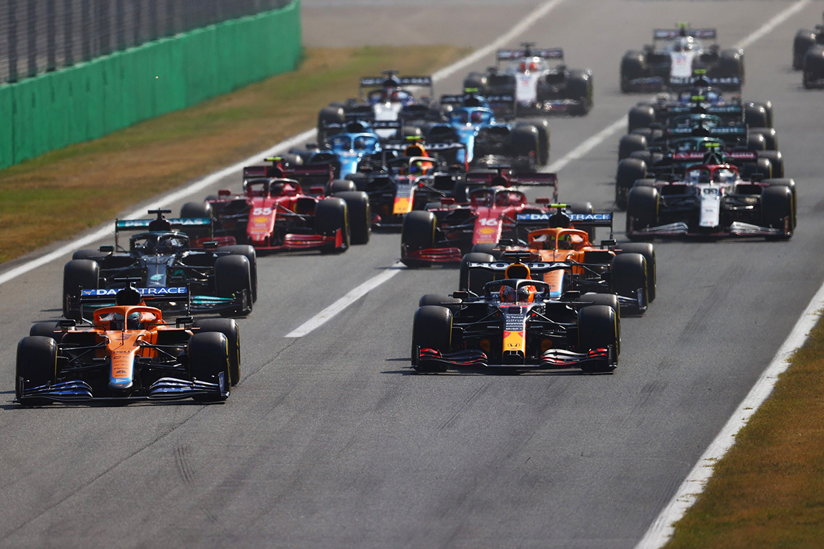 Formel 1 Monza Italien GP 2021 Start