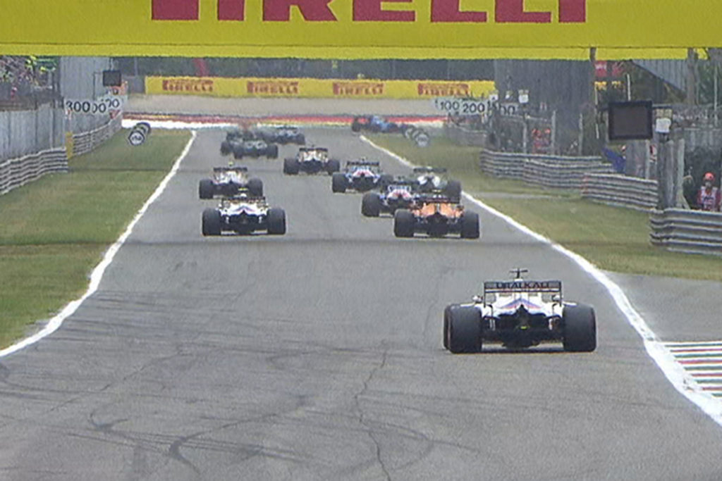 Formel 1 Monza Italien Grand Prix Stau 2021