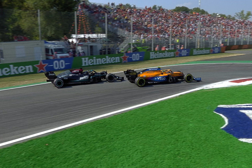 Formel 1 Norris Hamilton Monza Italien GP 2021