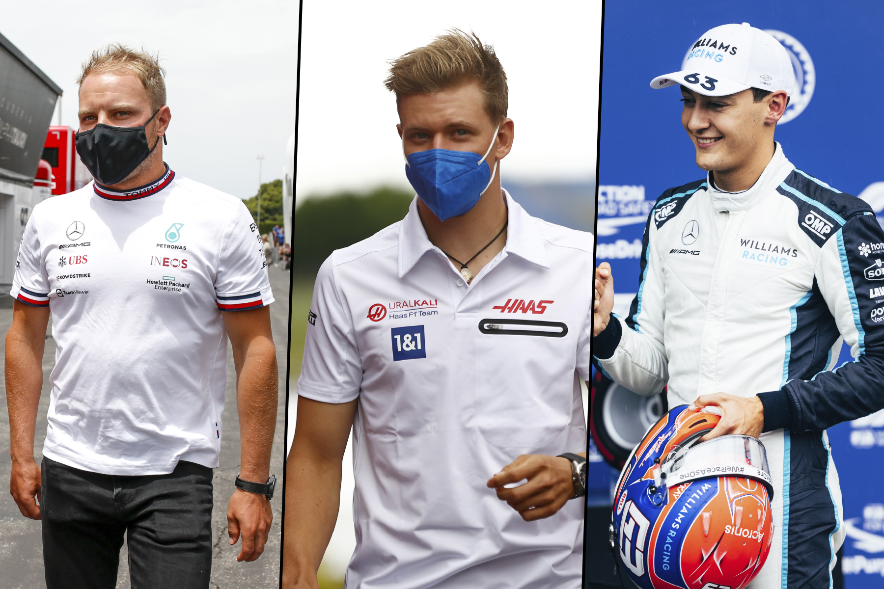 Formel 1 Mick Schumacher Valtteri Bottas George Russell