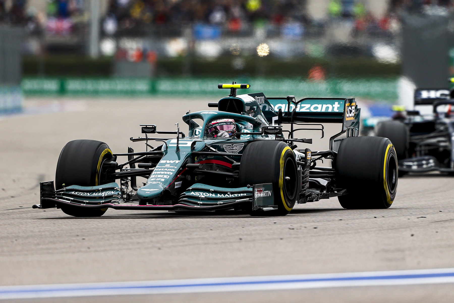 Formel 1 Sebastian Vettel Aston Martin Sotschi Russland GP 2021