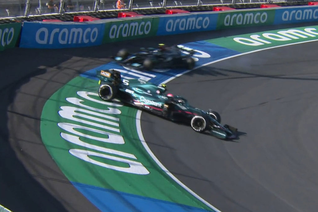 Formel 1 Sebastian Vettel Dreher Zandvoort 2021