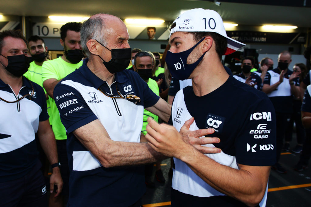 Formel 1 Franz Tost und Pierre Gasly Alpha Tauri 2021