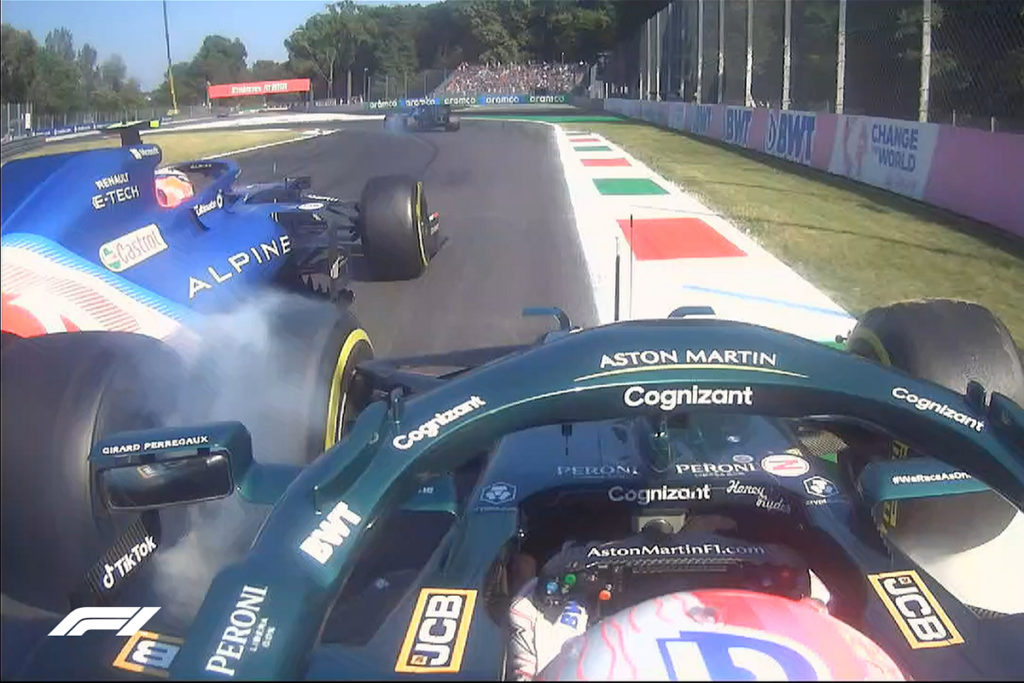 Formel 1 Vettel Ocon Monza Italien 2021