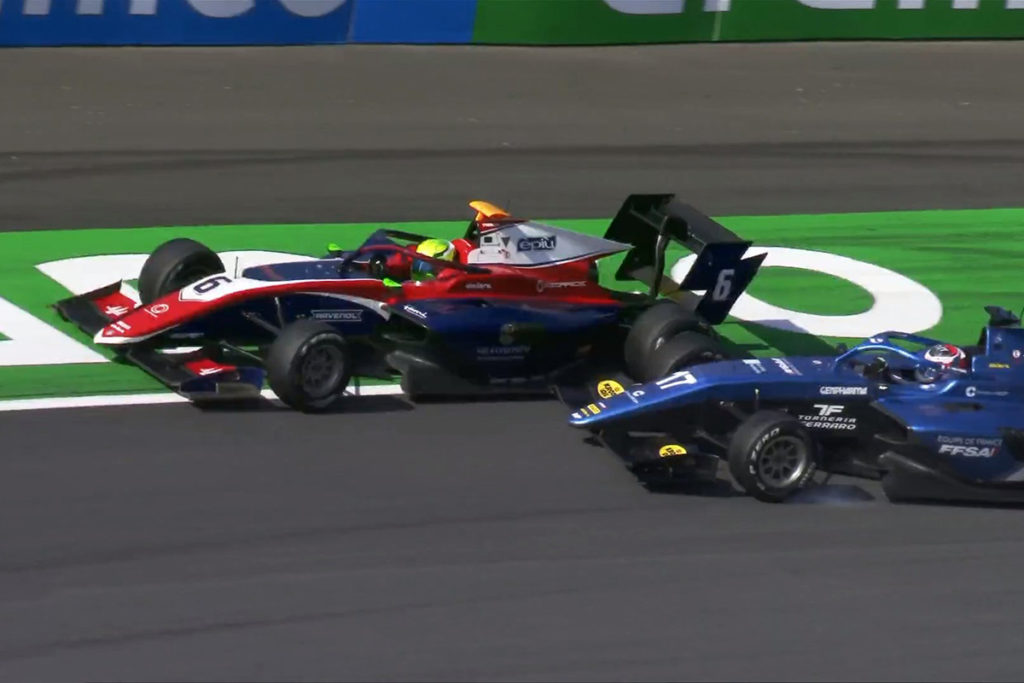 Formel 3 David Schumacher Zandvoort Crash 2021