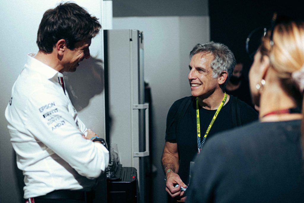 Formel 1 Ben Stiller Toto Wolff Mercedes USA GP 2021 Quali