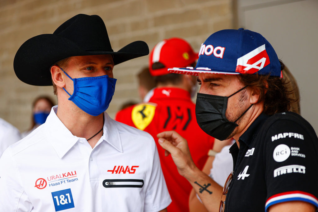 Formel 1 Mick Schumacher Fernando Alonso USA GP 2021