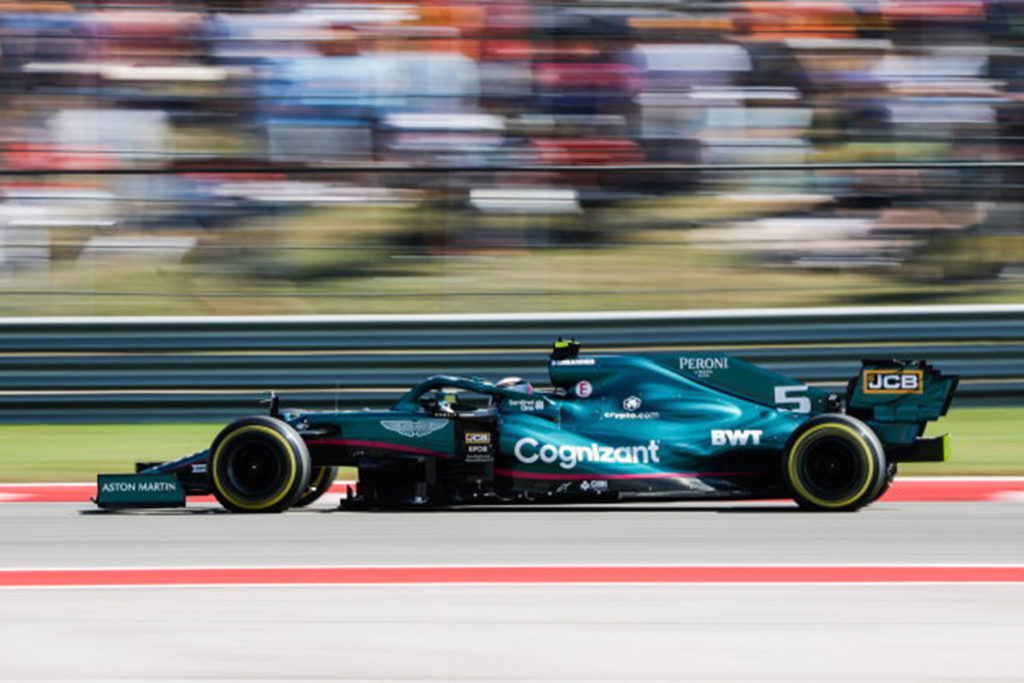 Formel 1 Sebastian Vettel Aston Martin USA GP 2021