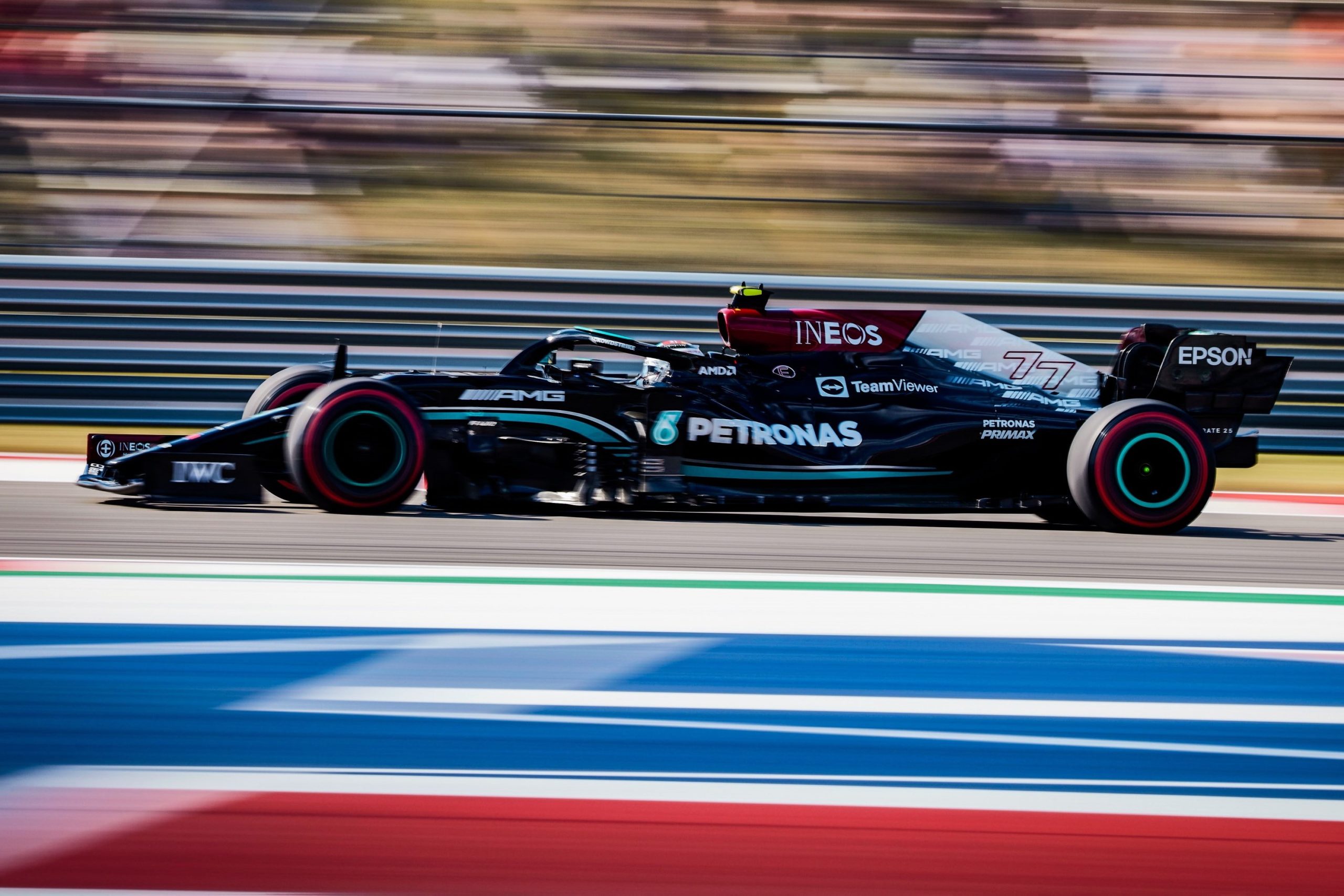 Formel 1 Valtteri Bottas Mercedes Austin USA GP 2021