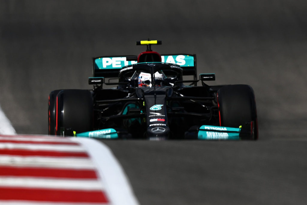 Formel 1 Valtteri Bottas Mercedes Austin USA GP FP1