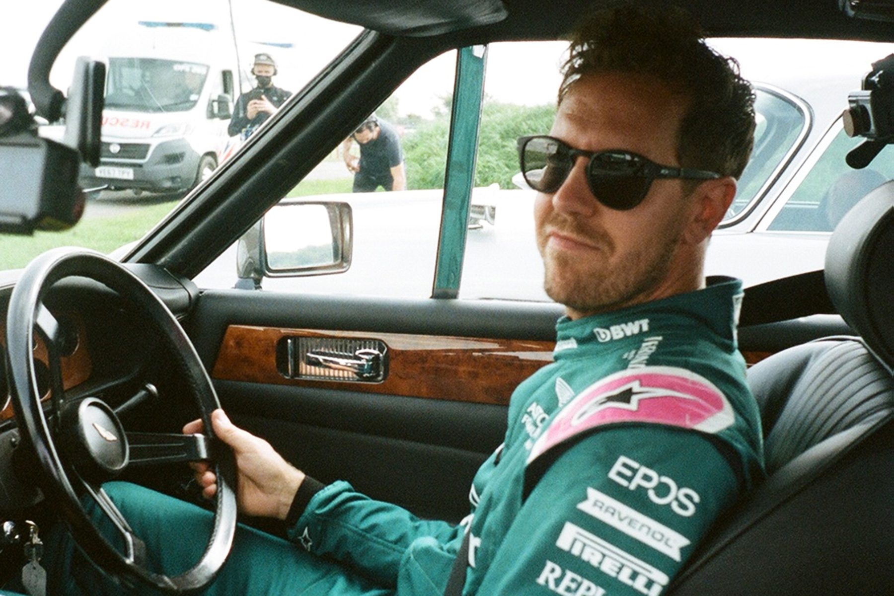 Formel 1 Sebastian Vettel Aston Martin 007 PR Event