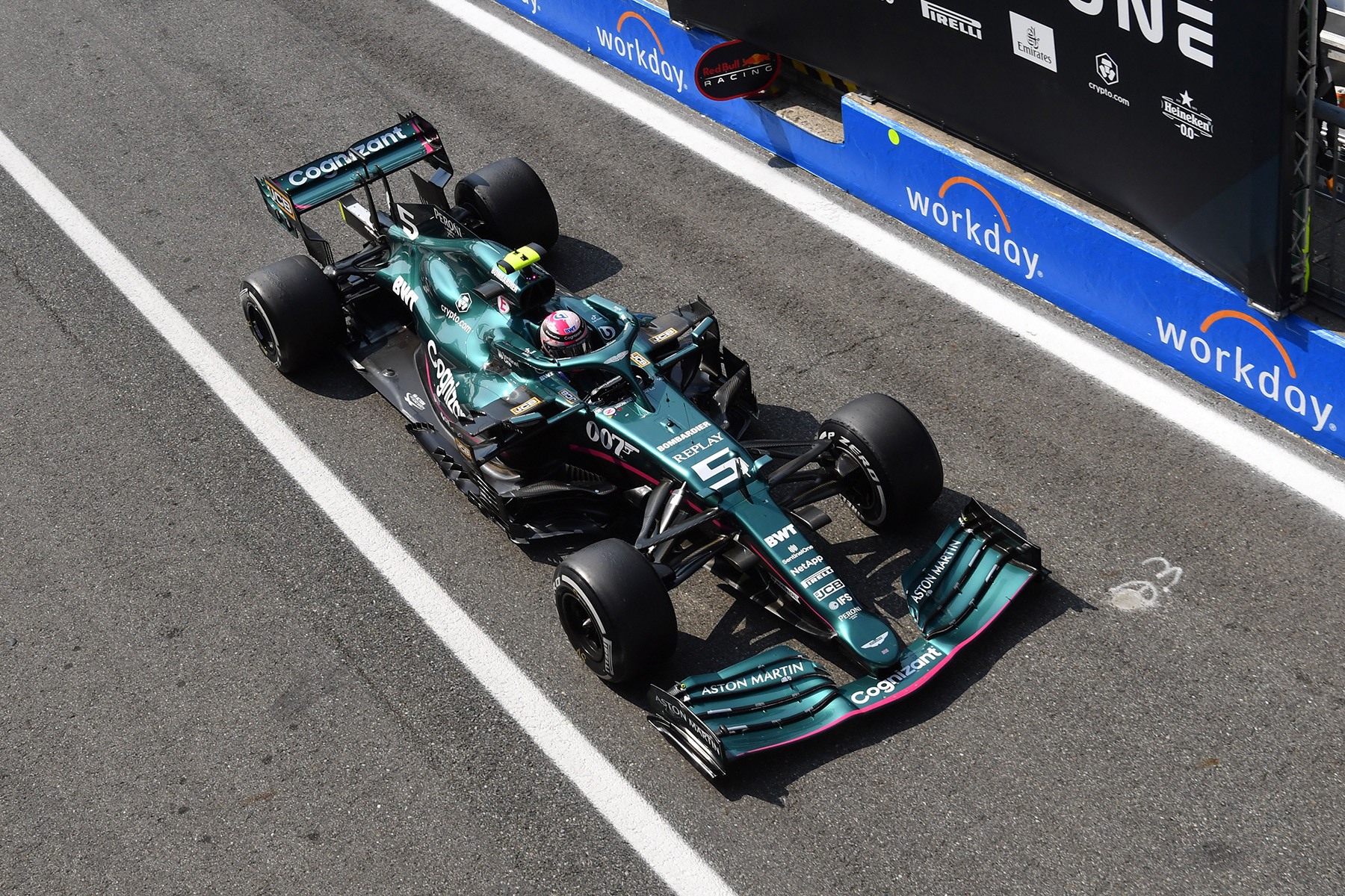 Formel 1 Sebastian Vettel Aston Martin 2021 Turkish GP