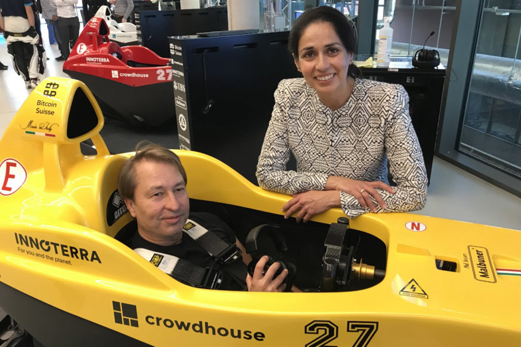 Monisha Kaltenborn und Heinz Harald Frentzen Racing Unleashed München Lounge 2021
