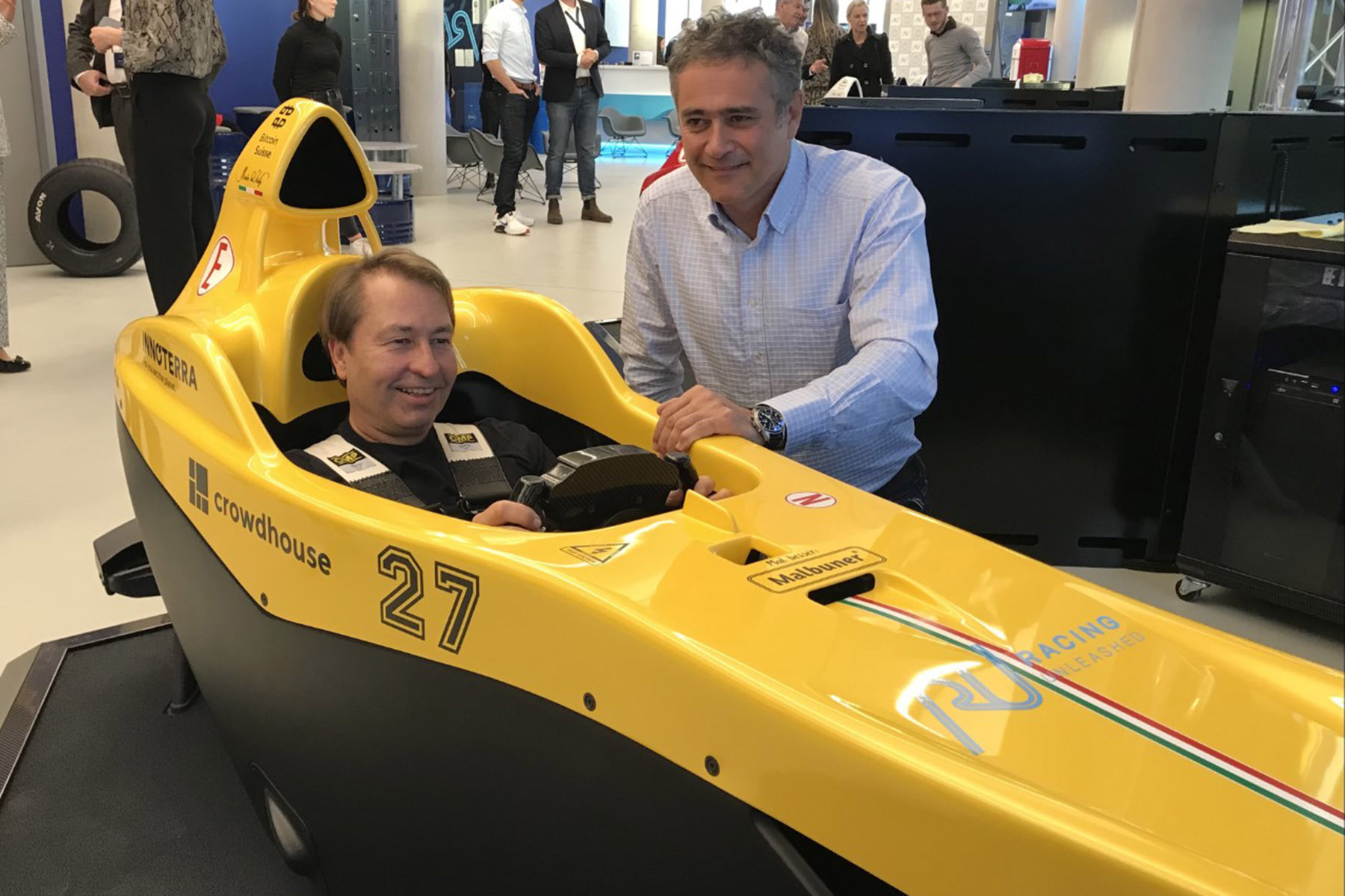 Karl Wendlinger und Heinz Harald Frentzen Racing Unleashed München Lounge 2021