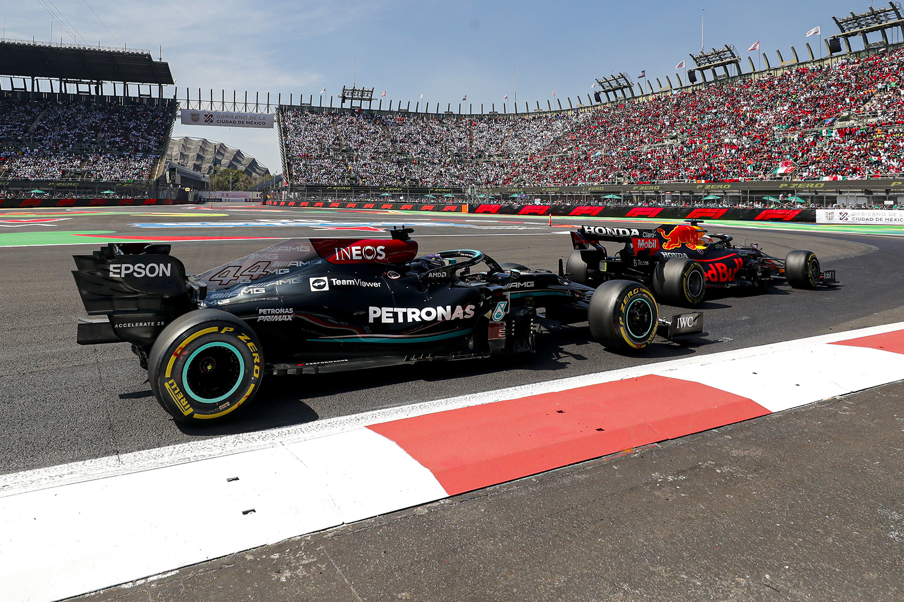 Formel 1 Lewis Hamilton Mercedes Max Verstappen Red Bull Mexico GP 2021