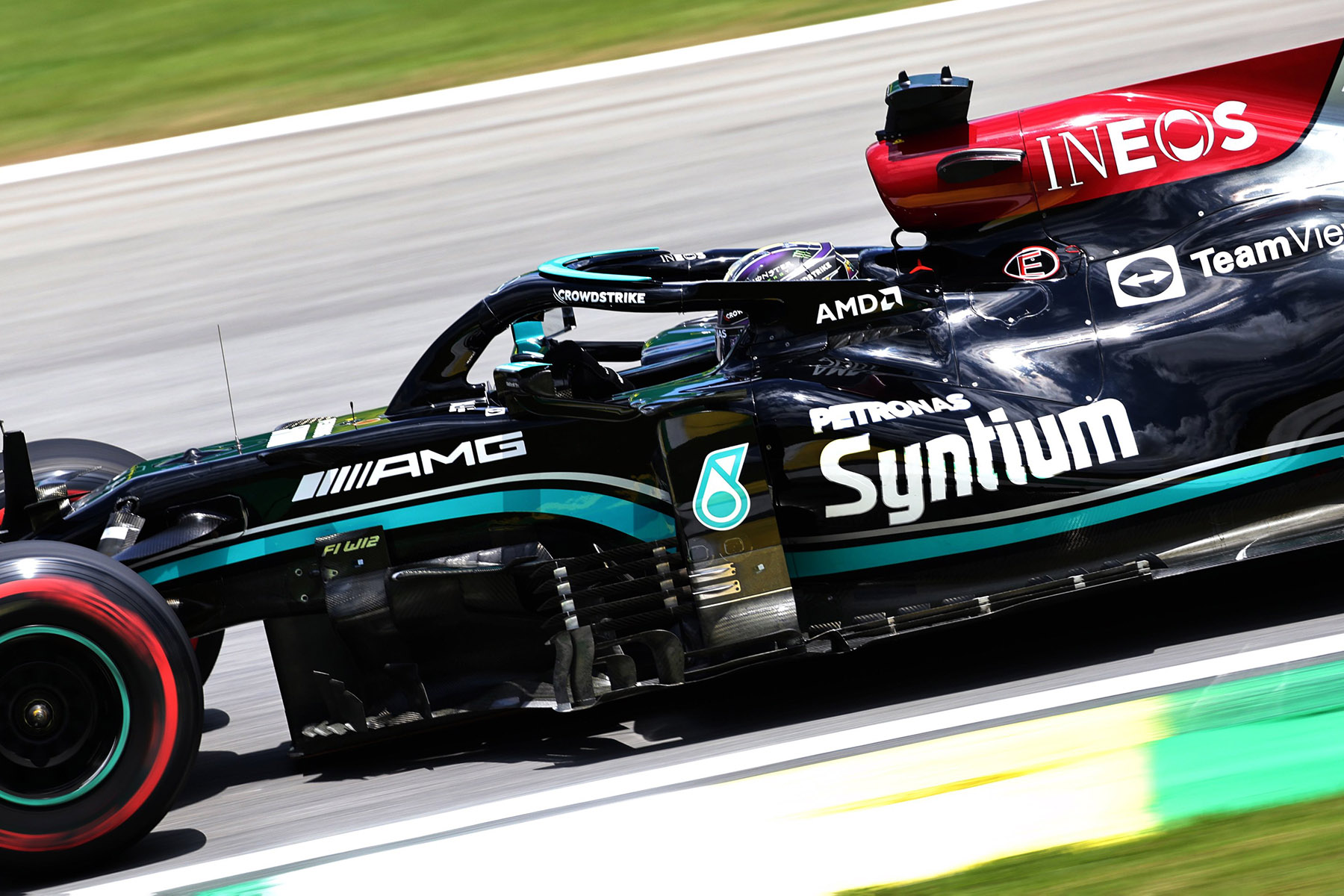 Formel 1 Lewis Hamilton Brasilien GP 2021 Mercedes