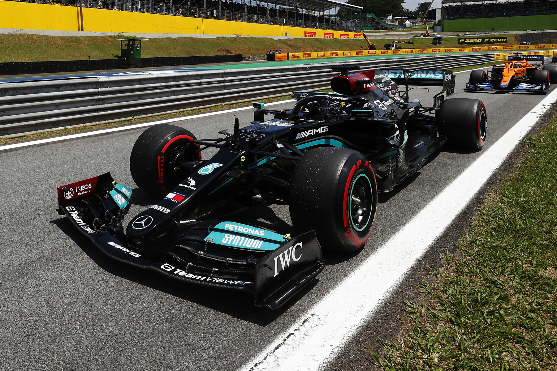 Formel 1 Lewis Hamilton Mercedes Brasilien GP 2021