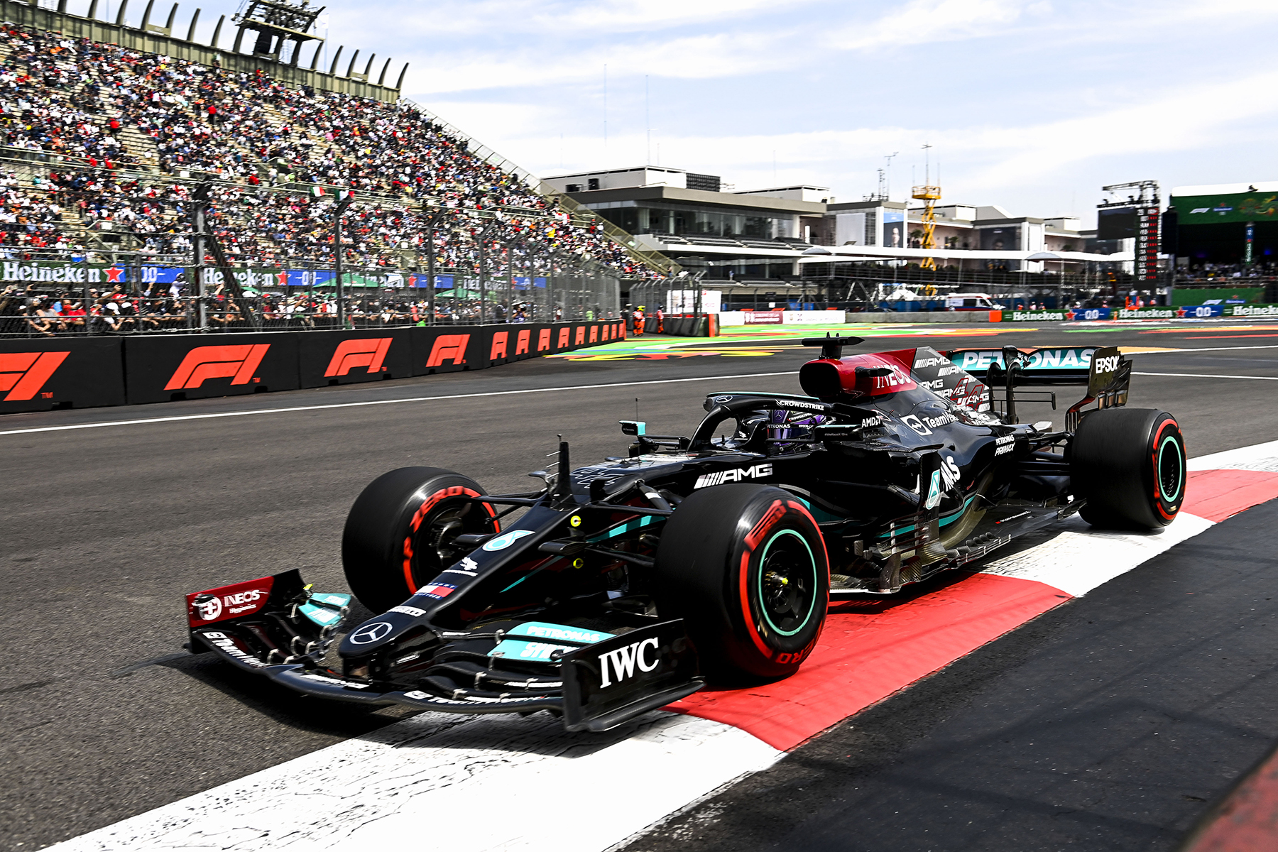 Formel 1 Lewis Hamilton Mercedes Mexico GP 2021 Quali