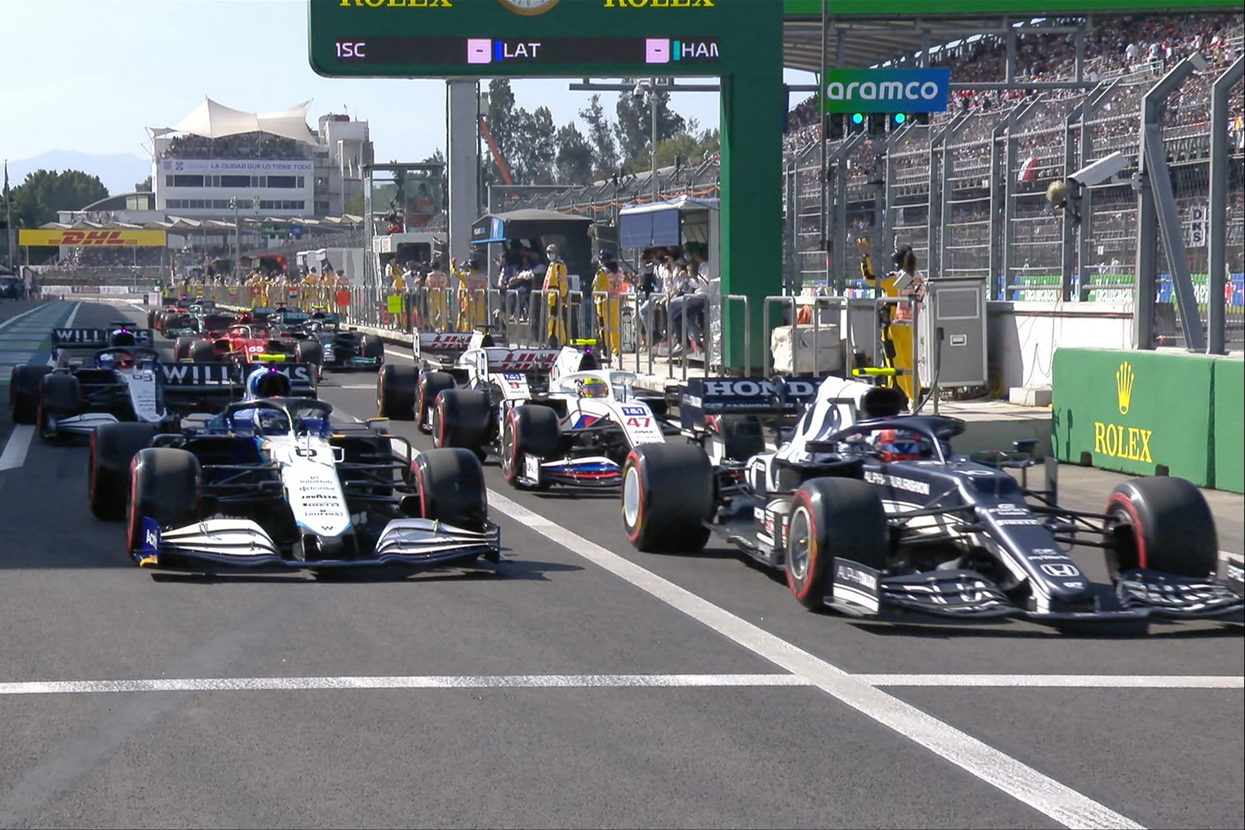 Formel 1 Mexico Quali restart