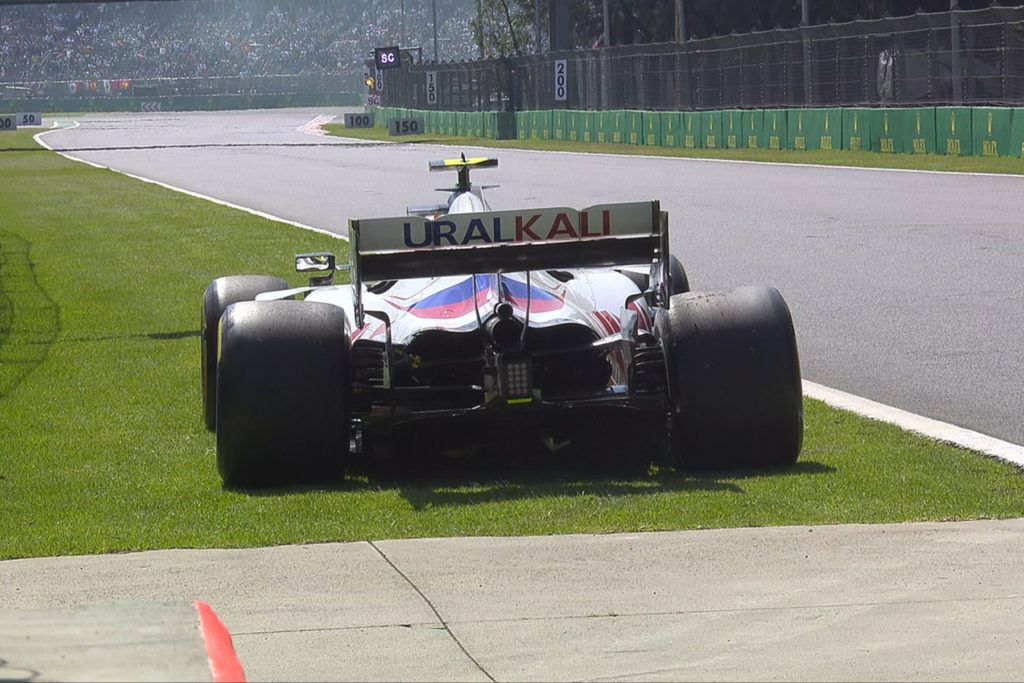 Formel 1 Mick Schumacher Haas Mexico GP Crash